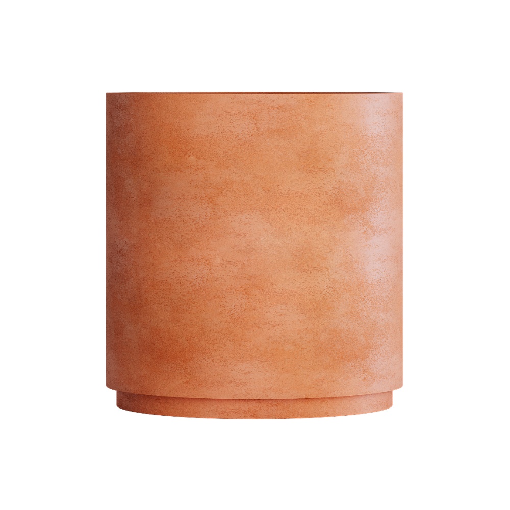 Кашпо CONCRETIKA CYLINDER XL RED CLAY D80H85