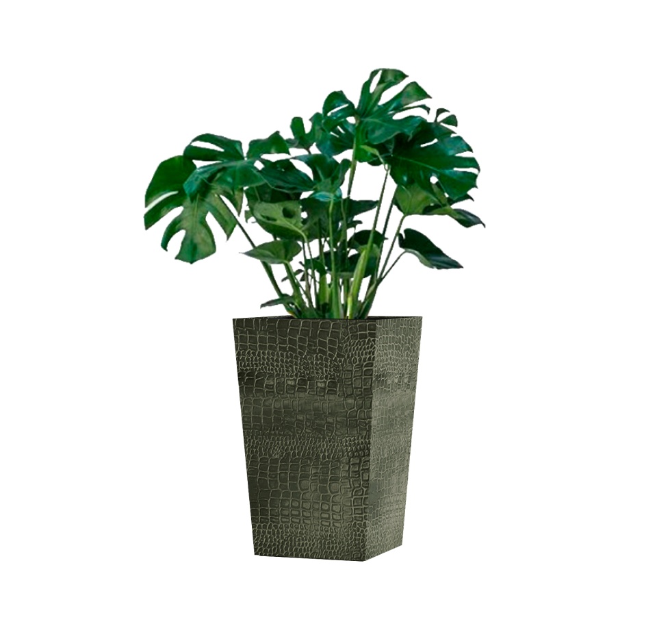 Кашпо CONCRETIKA CONIC CAYMAN GREEN 30x30x50