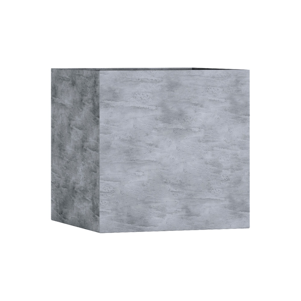 Кашпо CONCRETIKA CUBE CONCRETE GREY LIGHT 80x80x80