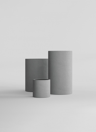 Кашпо CONCRETIKA CYLINDER LONDON GREY D25H25
