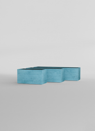 Кашпо CONCRETIKA BALCONY BLUE SKY 60x20x15