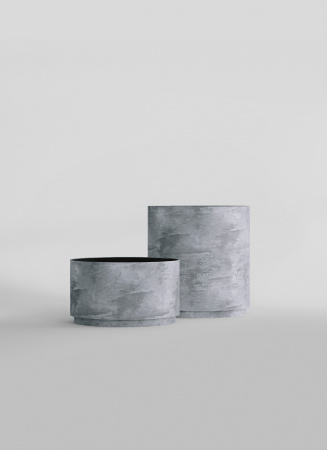 Кашпо CONCRETIKA CYLINDER XL CONCRETE GREY LIGHT D120H120