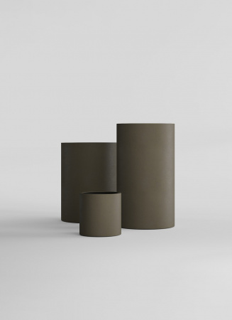 Кашпо CONCRETIKA CYLINDER OLIVE D60H90