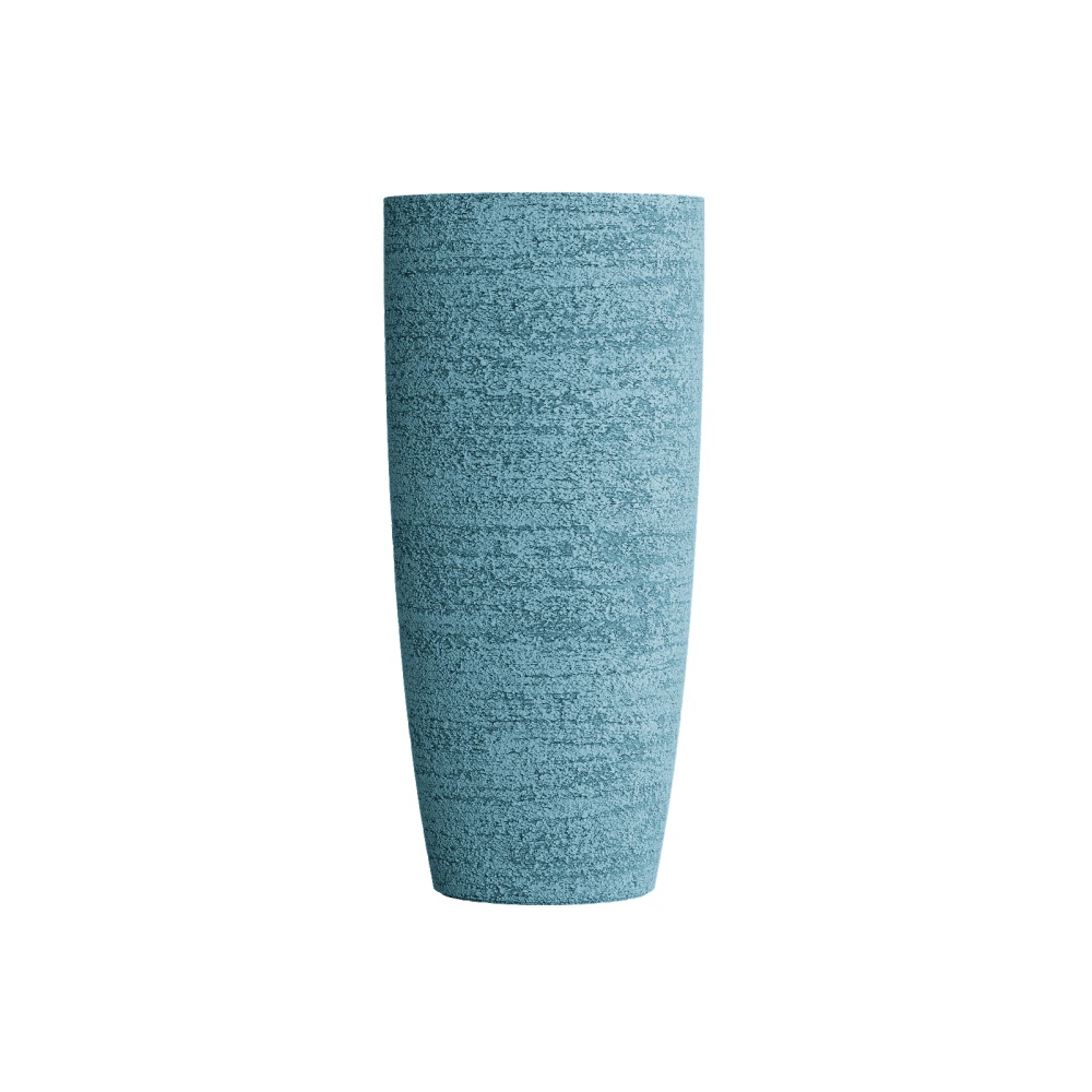 Кашпо CONCRETIKA CONUS EROSIA BLUE D60H130