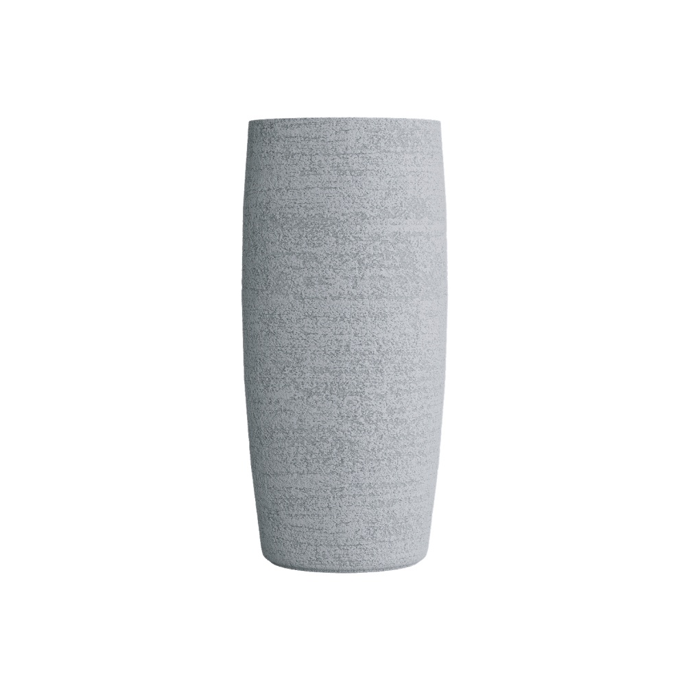 Кашпо CONCRETIKA CIGAR EROSIA WHITE D43H92