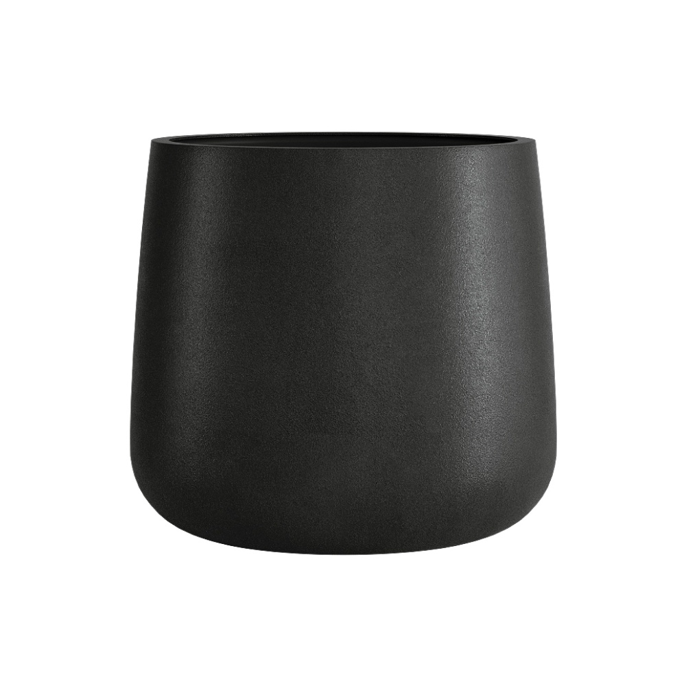 Кашпо CONCRETIKA CONE NERO D38H41