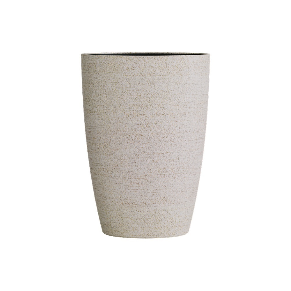 Кашпо CONCRETIKA CONUS EROSIA YELLOW D48H60