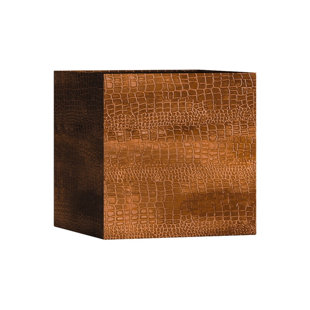 Кашпо CONCRETIKA CUBE CAYMAN BROWN 70x70x70