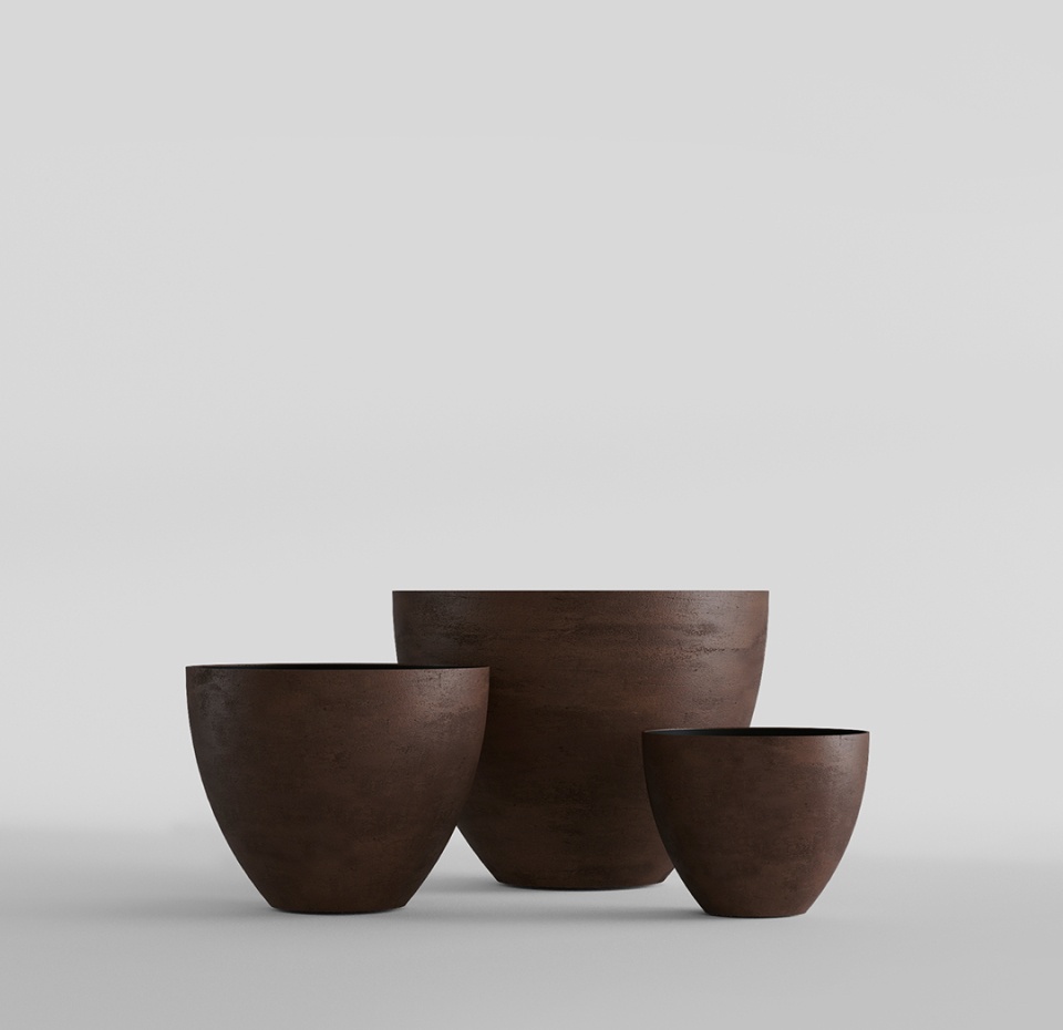 Кашпо CONCRETIKA UPON COFFEE D65H55
