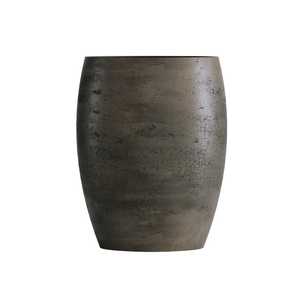 Кашпо CONCRETIKA OVAL BREZENT GREY D60H88