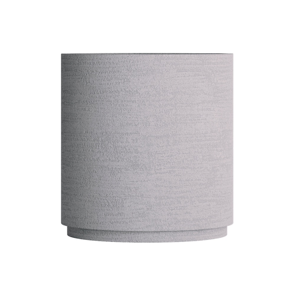 Кашпо CONCRETIKA CYLINDER XL EROSIA WHITE D80H85