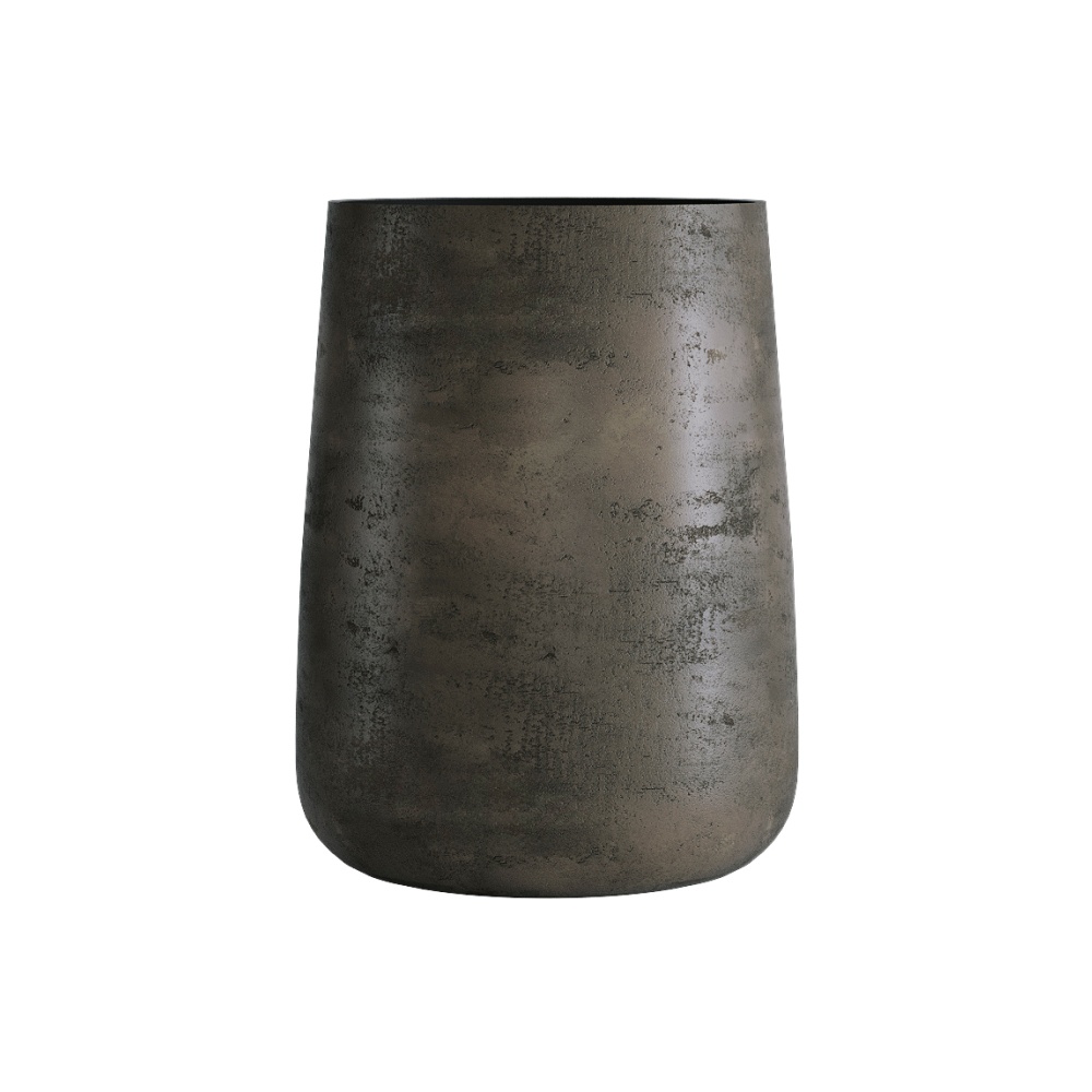 Кашпо CONCRETIKA CONE BREZENT GREY D38H60