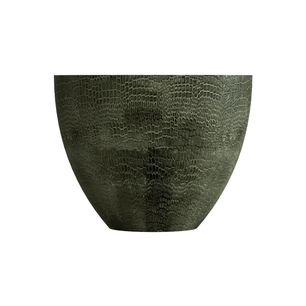 Кашпо CONCRETIKA UPON CAYMAN GREEN D45H35