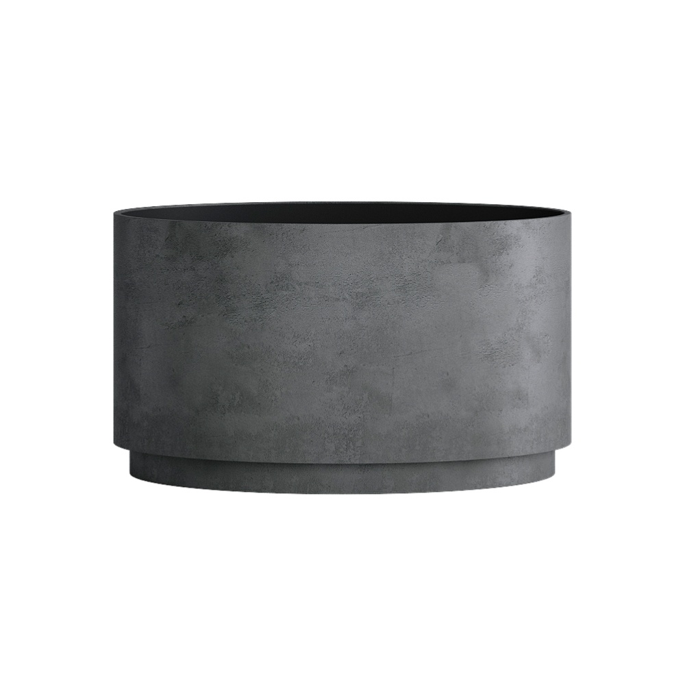 Кашпо CONCRETIKA CYLINDER XL SMOKEY BLUE D70H45