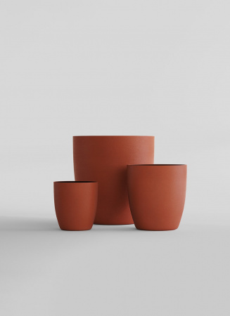 Кашпо CONCRETIKA VASE 3 TERRACOTTA D50H55