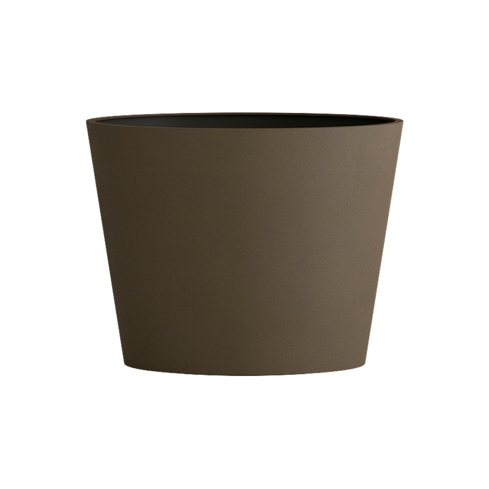 Кашпо CONCRETIKA CRATER OLIVE D60H50
