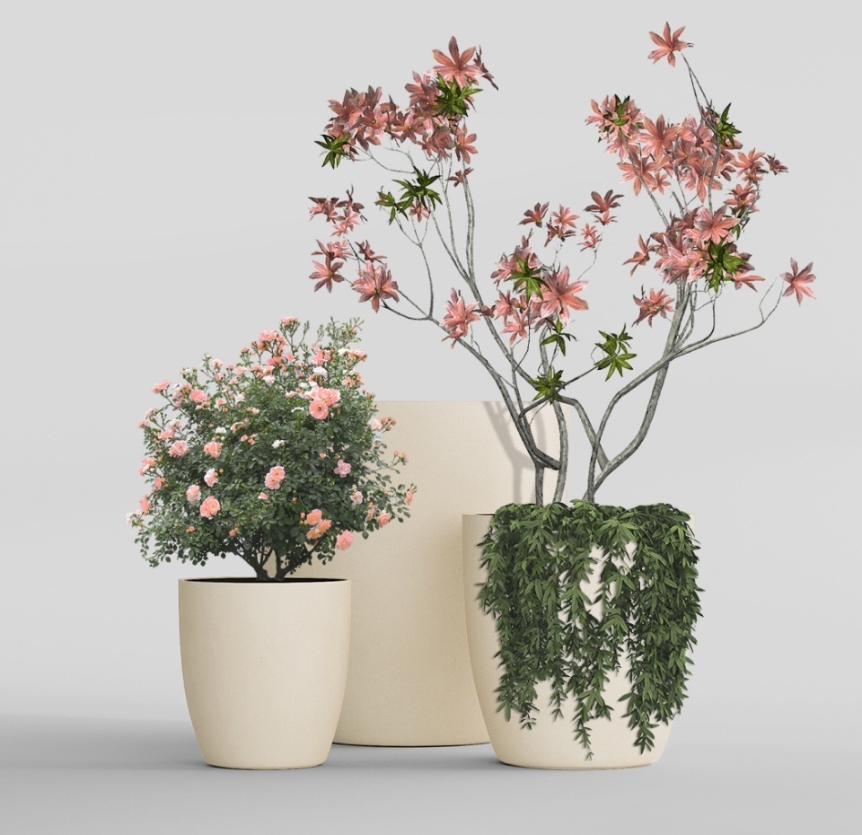 Кашпо CONCRETIKA VASE 3 SAHARA D50H55