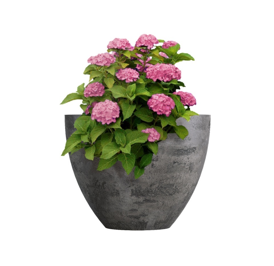 Кашпо CONCRETIKA UPON CONCRETE GREY DARK D55H45