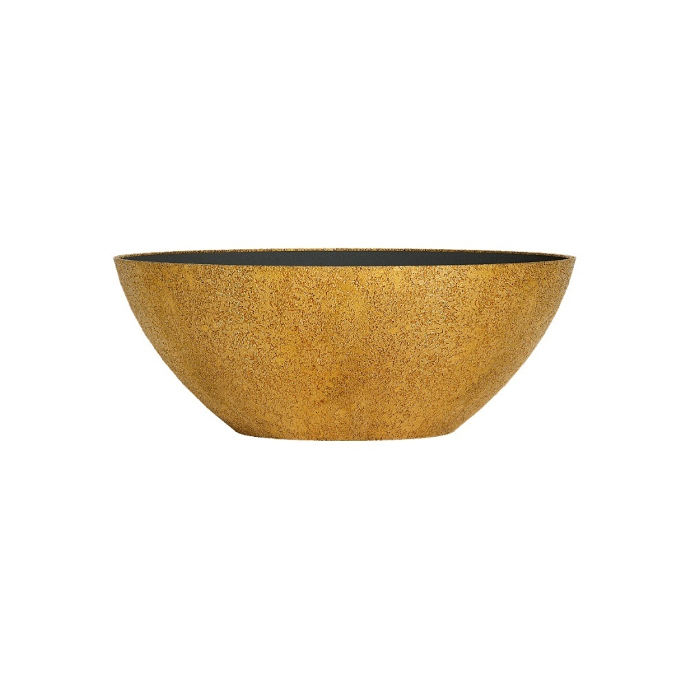 Кашпо CONCRETIKA BONSAY RICH GOLD D79H30