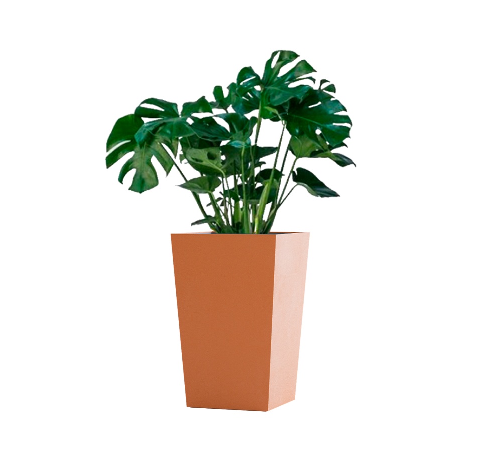 Кашпо CONCRETIKA CONIC CARROT 30x30x50