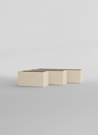 Кашпо CONCRETIKA BALCONY SAHARA 40x20x15