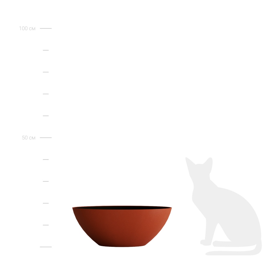 Кашпо CONCRETIKA BONSAY TERRACOTTA D50H19