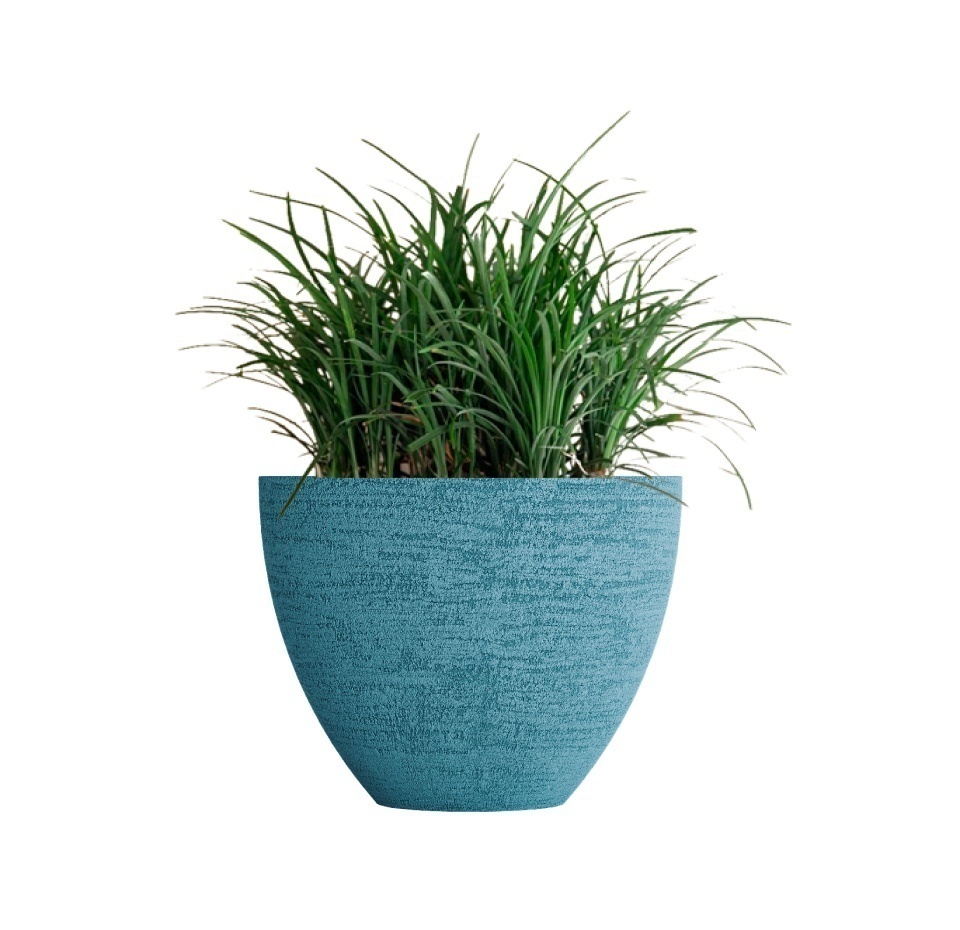 Кашпо CONCRETIKA UPON EROSIA BLUE D45H35