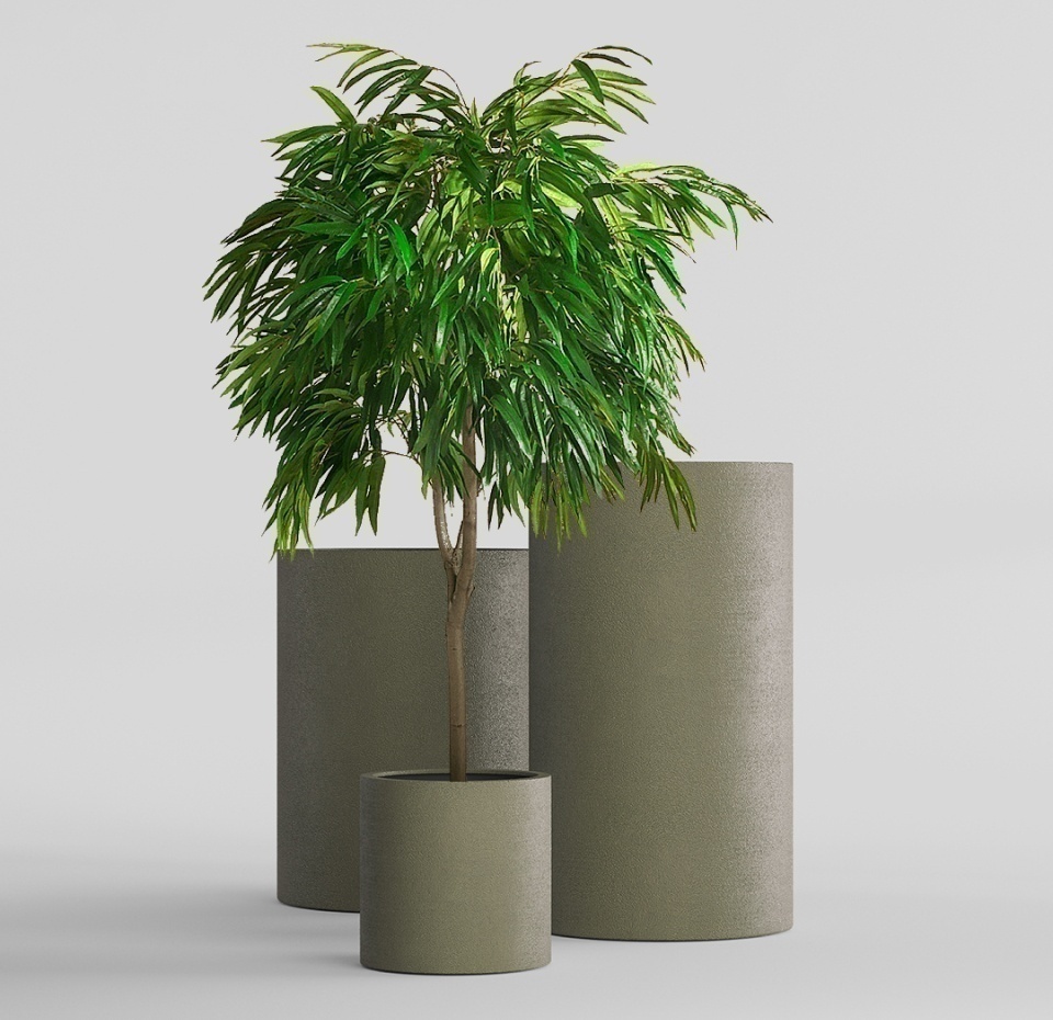 Кашпо CONCRETIKA CYLINDER HACKS D60H65