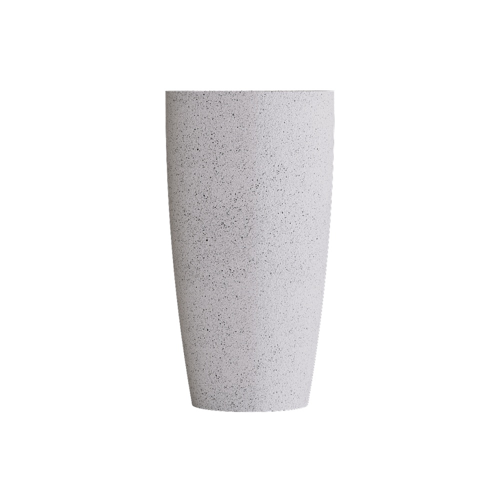 Кашпо CONCRETIKA CONUS EGG WHITE D39H60