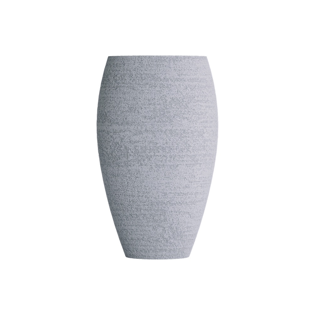 Кашпо CONCRETIKA OVAL EROSIA WHITE D41H82