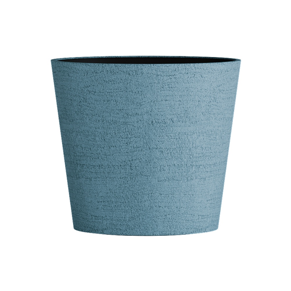 Кашпо CONCRETIKA CRATER EROSIA BLUE D40H35