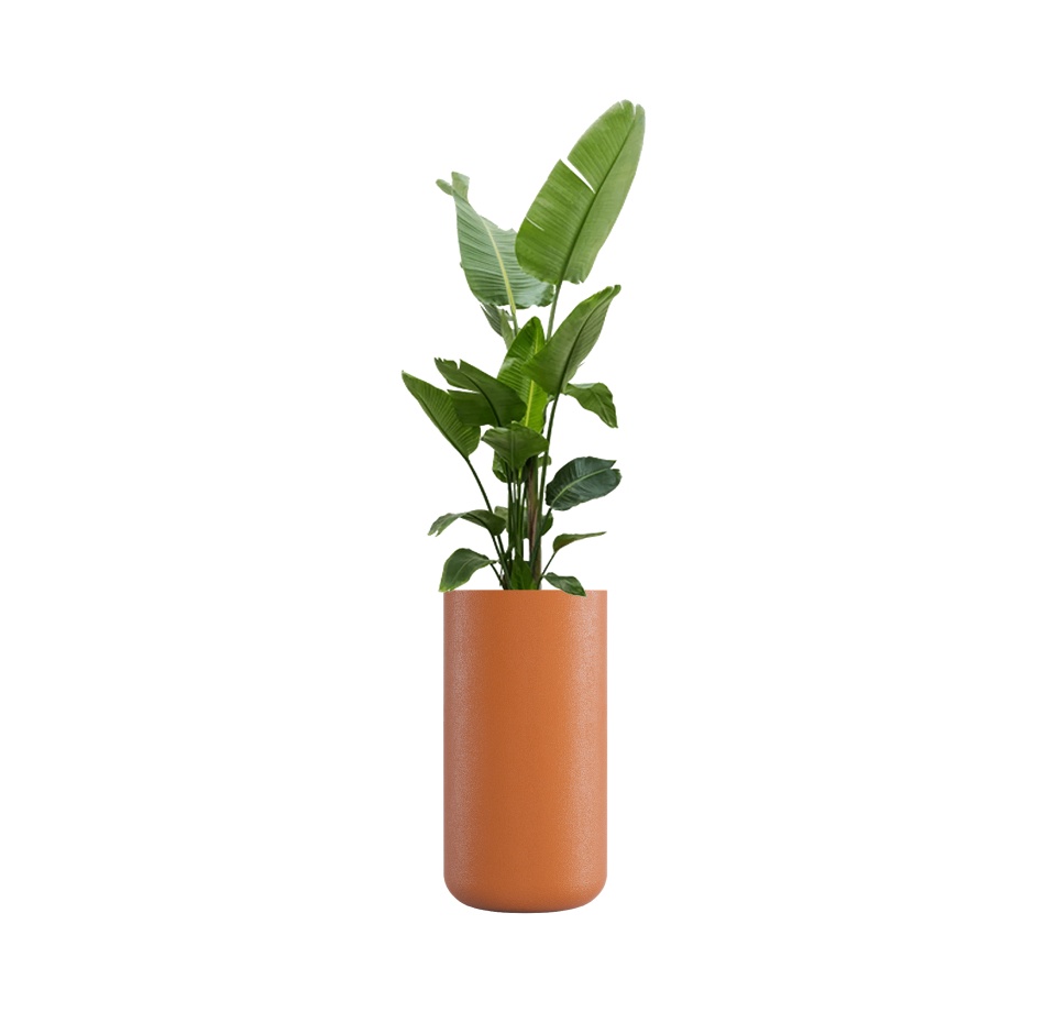 Кашпо CONCRETIKA TOPPER CARROT D40H90