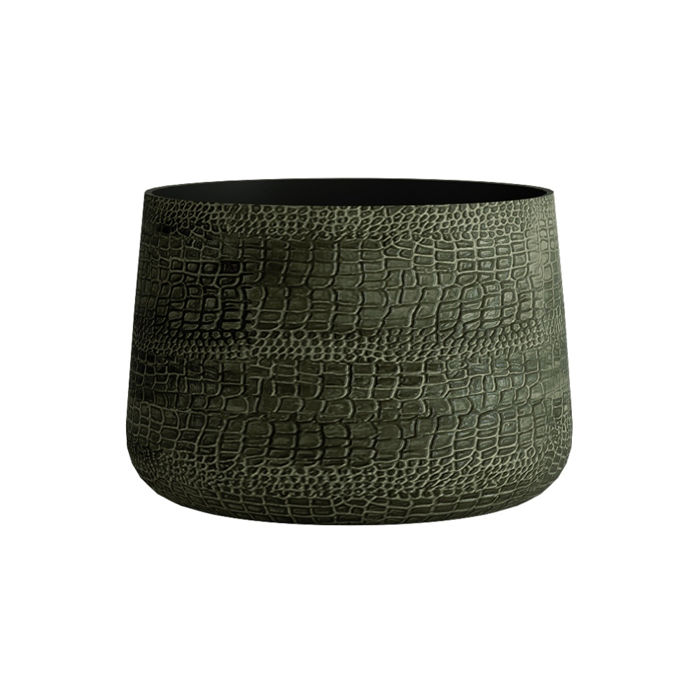 Кашпо CONCRETIKA CONE CAYMAN GREEN D60H42