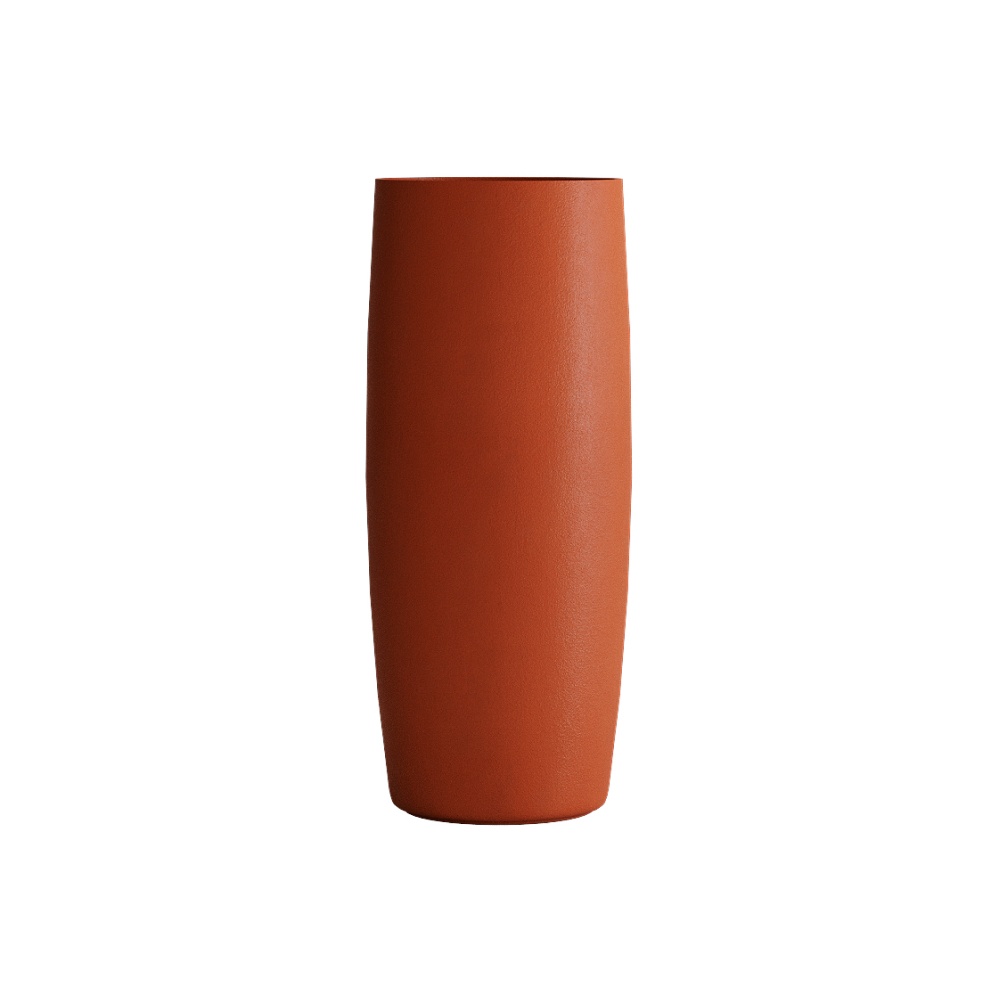 Кашпо CONCRETIKA CIGAR TERRACOTTA D27H70