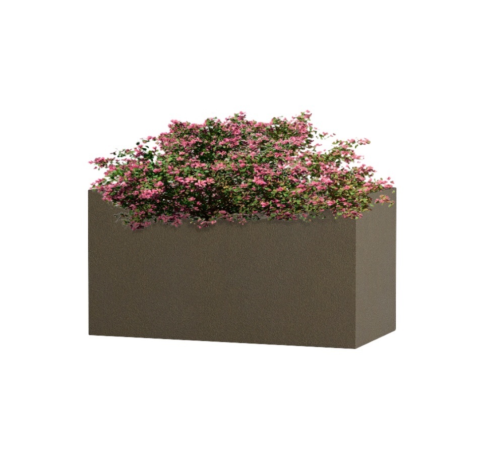 Кашпо CONCRETIKA BALCONY OLIVE 40x20x20