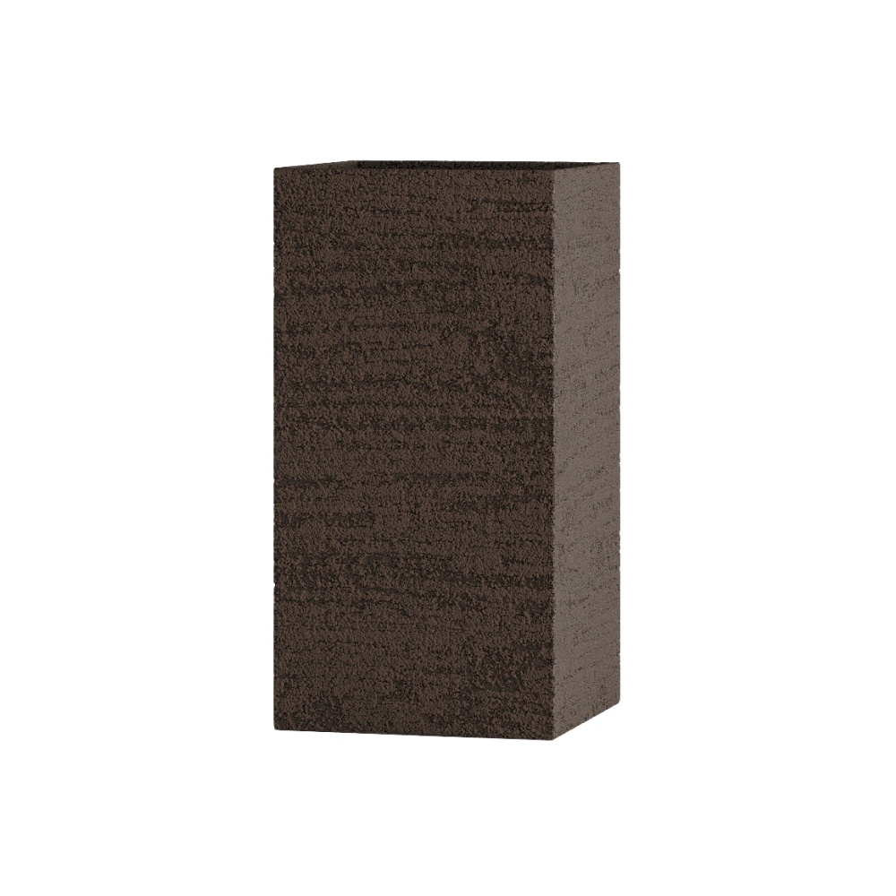 Кашпо CONCRETIKA COLONNA EROSIA BROWN 40x40x80