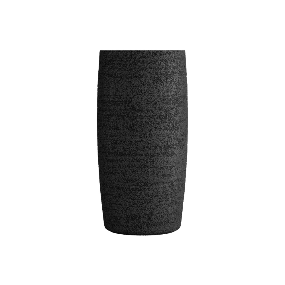 Кашпо CONCRETIKA CIGAR EROSIA BLACK D37H78
