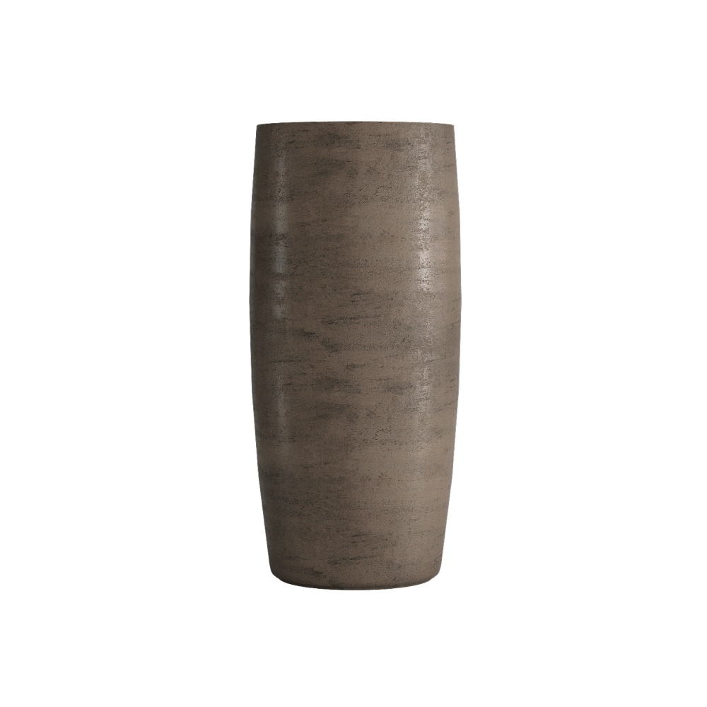 Кашпо CONCRETIKA CIGAR SMOKEY GREY D43H92