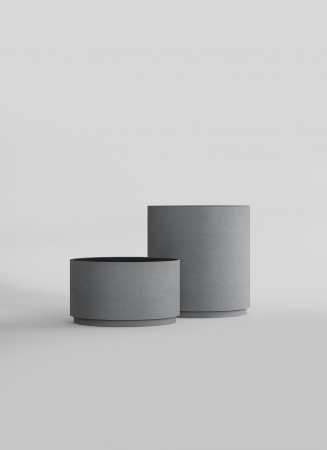 Кашпо CONCRETIKA CYLINDER XL LONDON GREY D70H45