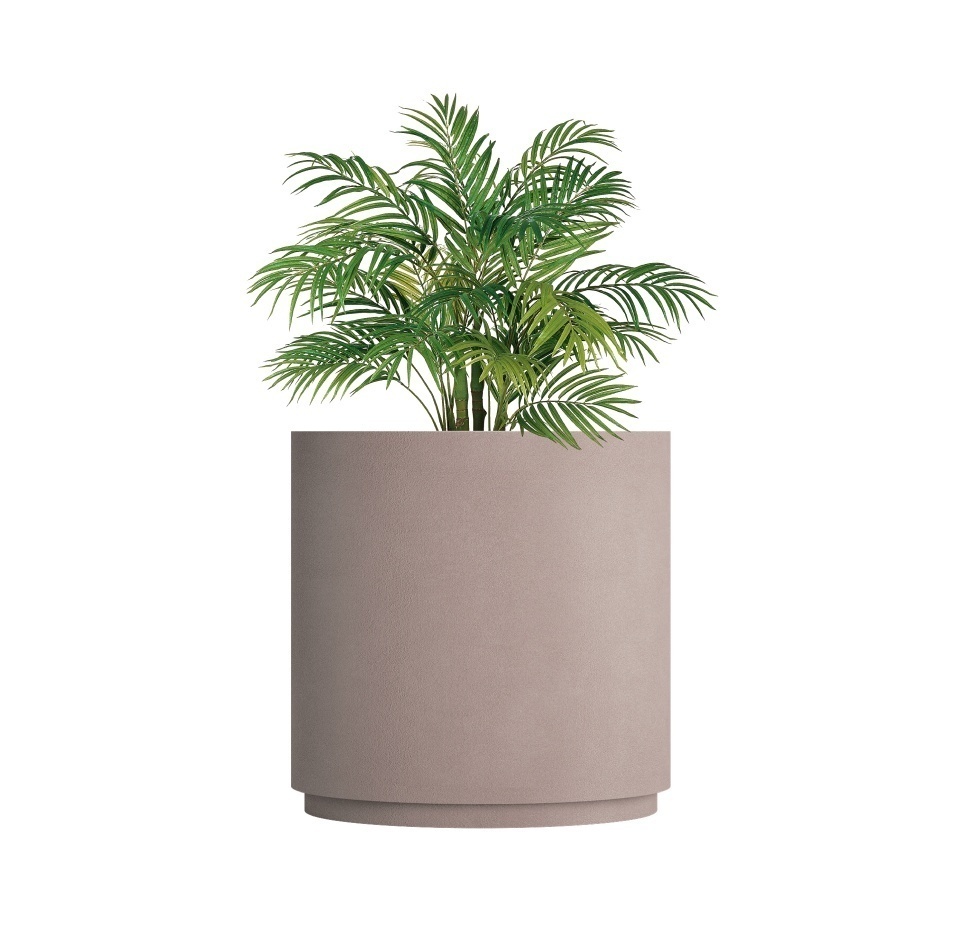 Кашпо CONCRETIKA CYLINDER XL COCOA D120H120