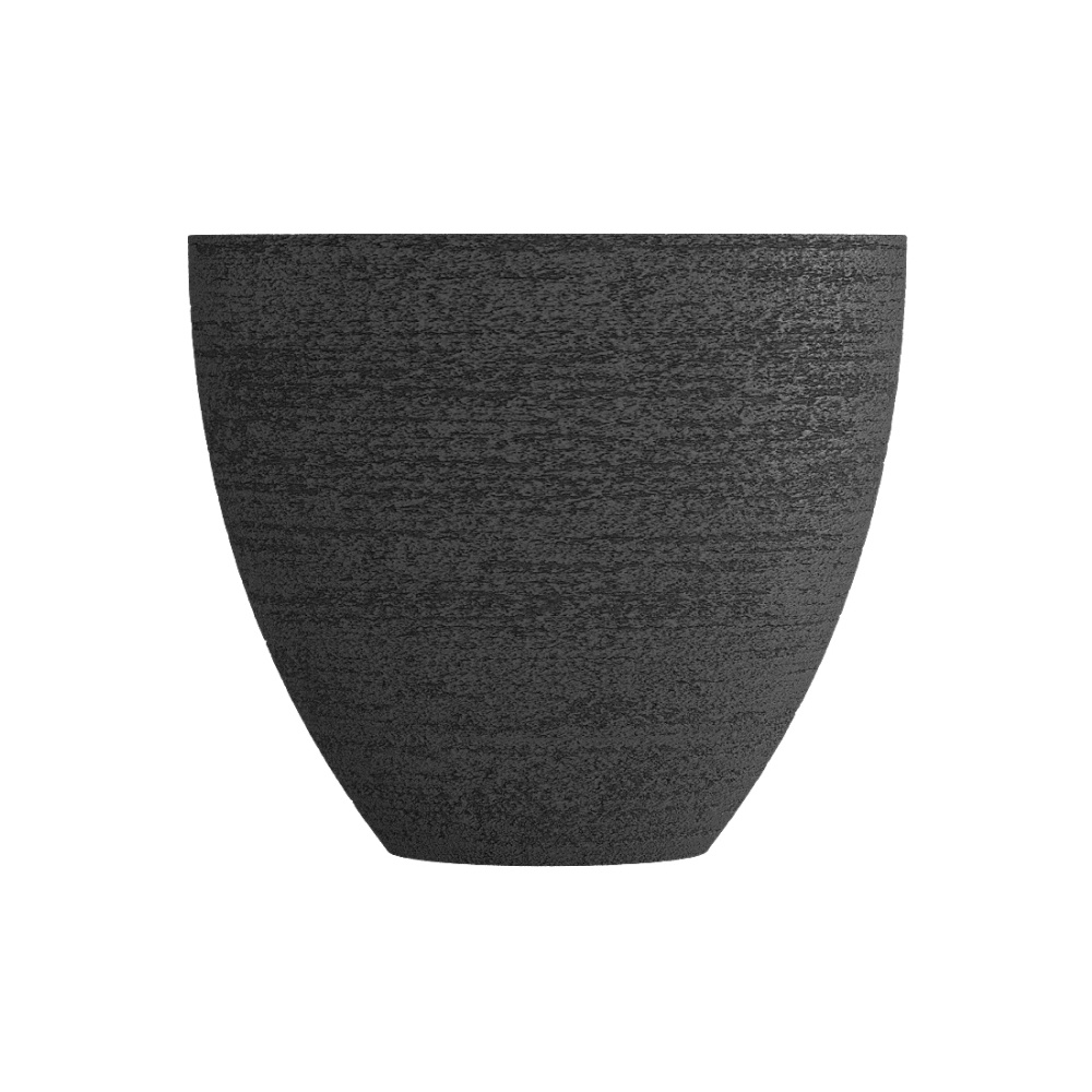 Кашпо CONCRETIKA UPON EROSIA BLACK D75H65