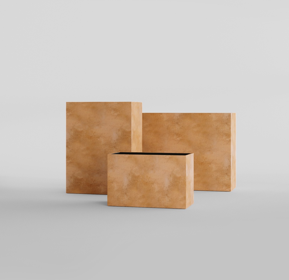 Кашпо CONCRETIKA DIVIDER CLASSIC CLAY 60x35x80