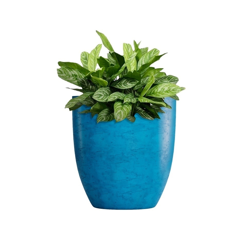 Кашпо CONCRETIKA VASE 3 COBALT BLUE D30H32