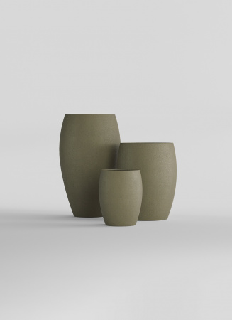 Кашпо CONCRETIKA OVAL HACKS D45H66