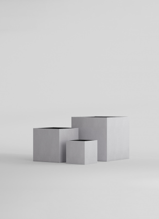 Кашпо CONCRETIKA CUBE SHALE 100x100x100