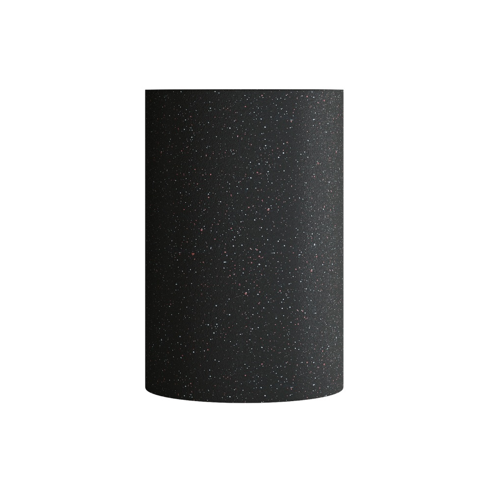 Кашпо CONCRETIKA CYLINDER EGG BLACK D60H90