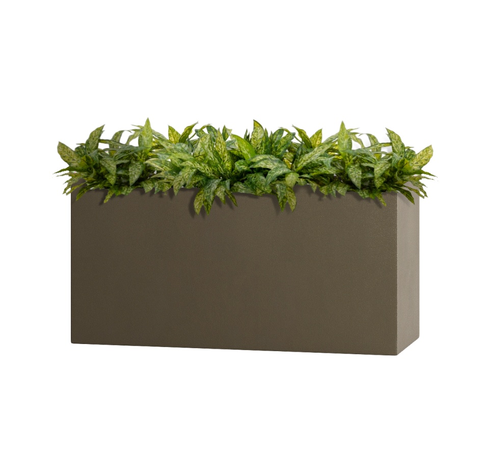 Кашпо CONCRETIKA DIVIDER OLIVE 100x40x50