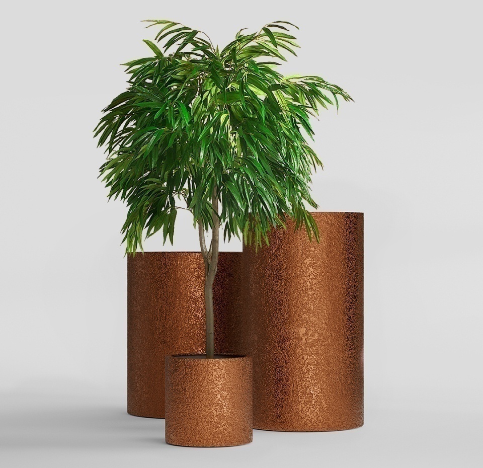 Кашпо CONCRETIKA CYLINDER RICH COOPER D40H40