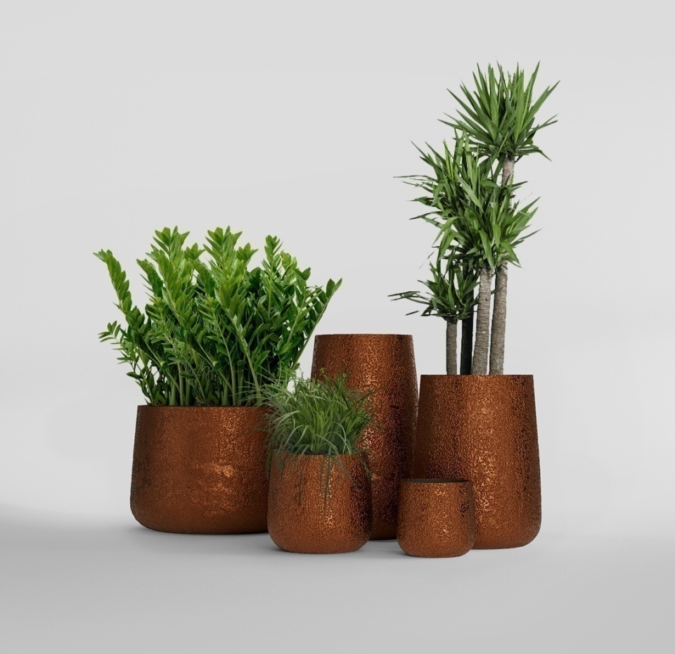 Кашпо CONCRETIKA CONE RICH COOPER D36H75