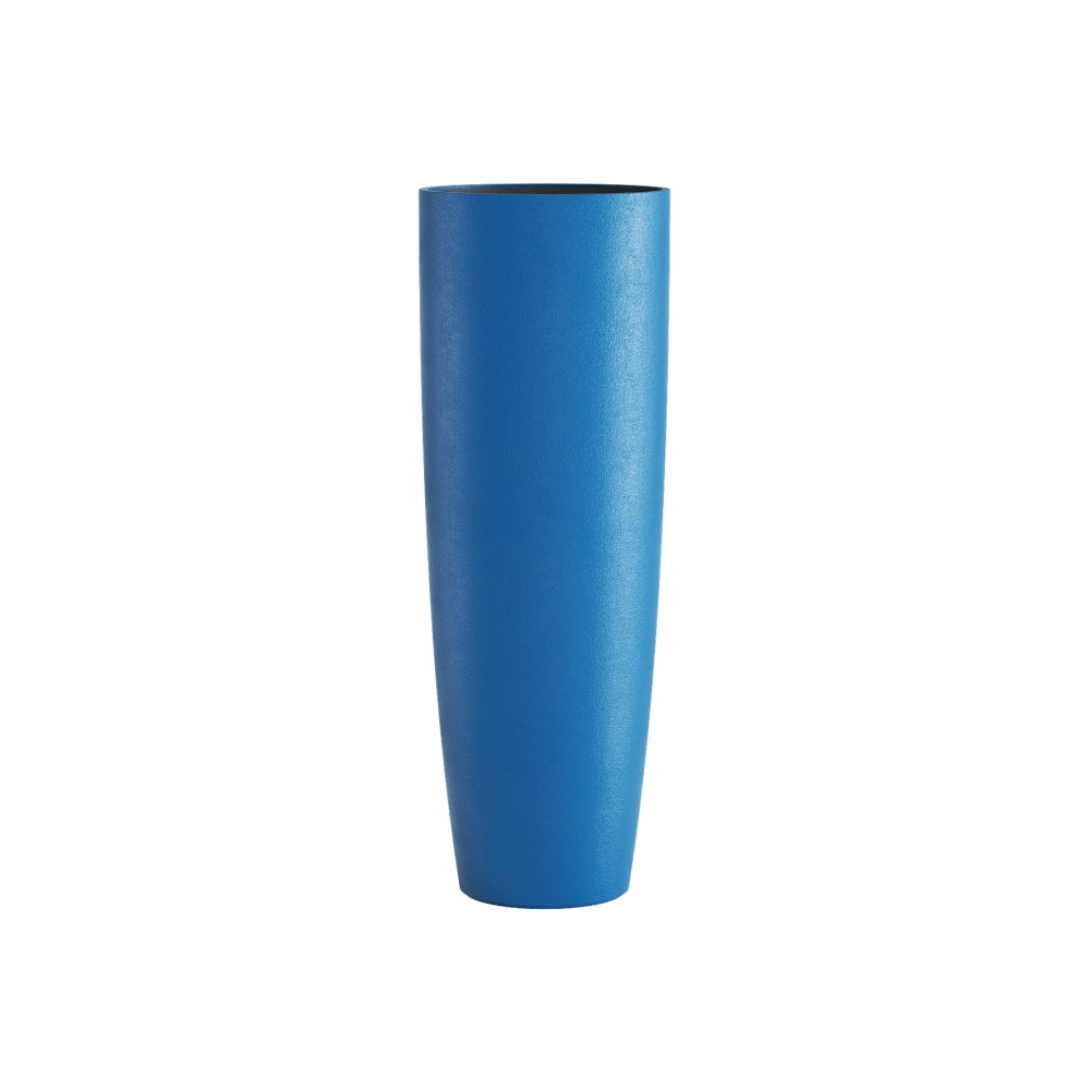 Кашпо CONCRETIKA CONUS DARK BLUE D60H170